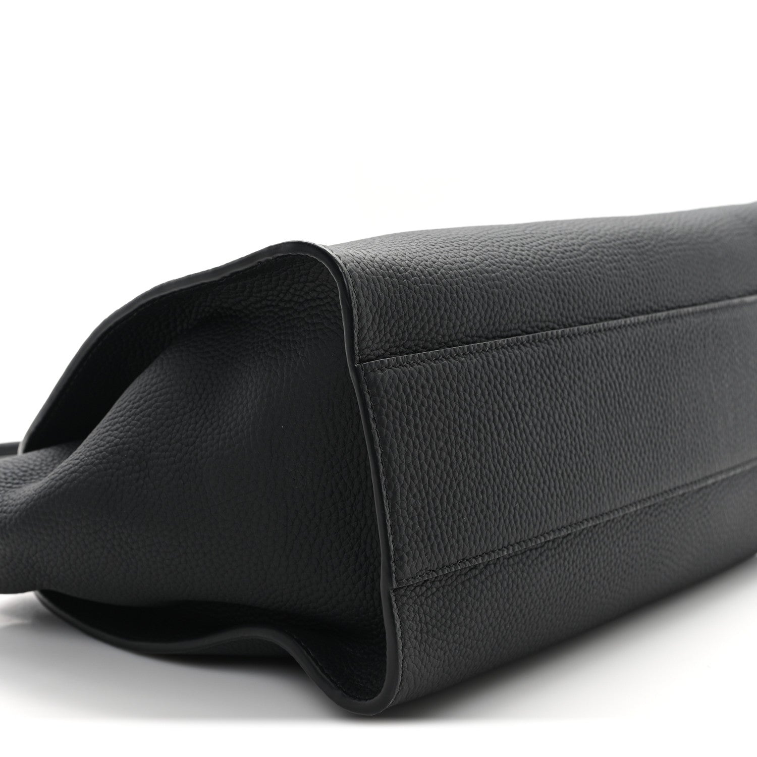 The Row Matte Grained Calfskin Marlo 14 Black 8 of 9