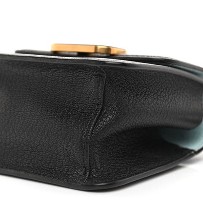 Valentino Garavani Pebbled Calfskin Micro VSling Shoulder Bag Black 7 of 7