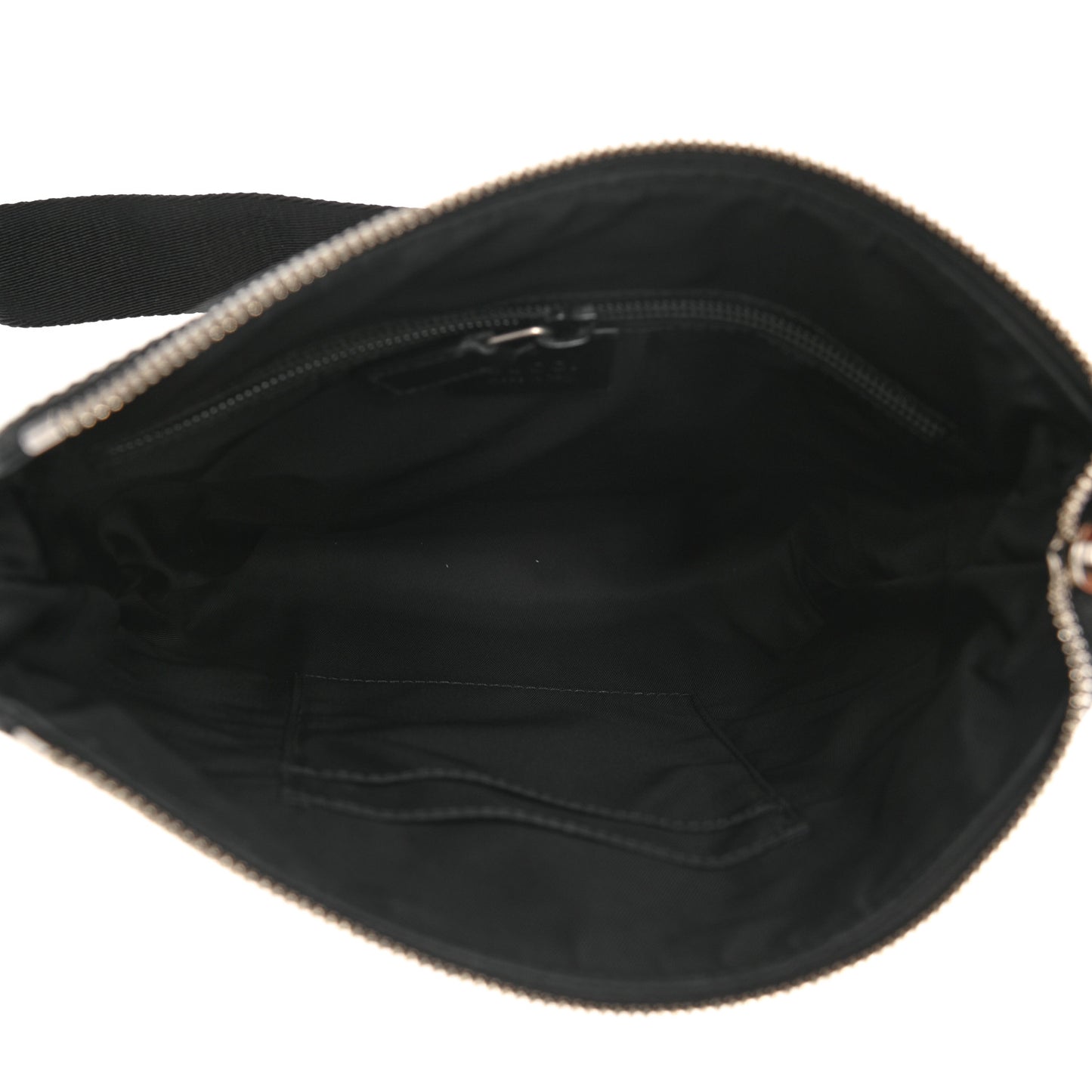 GG Supreme Monogram Web Messenger Bag Black