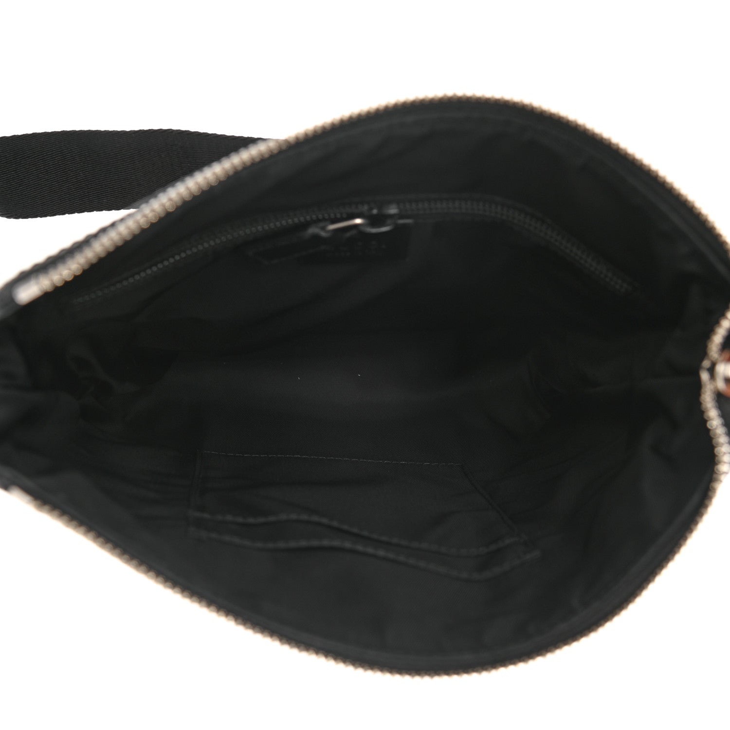Gucci GG Supreme Monogram Web Messenger Bag Black 5 of 8
