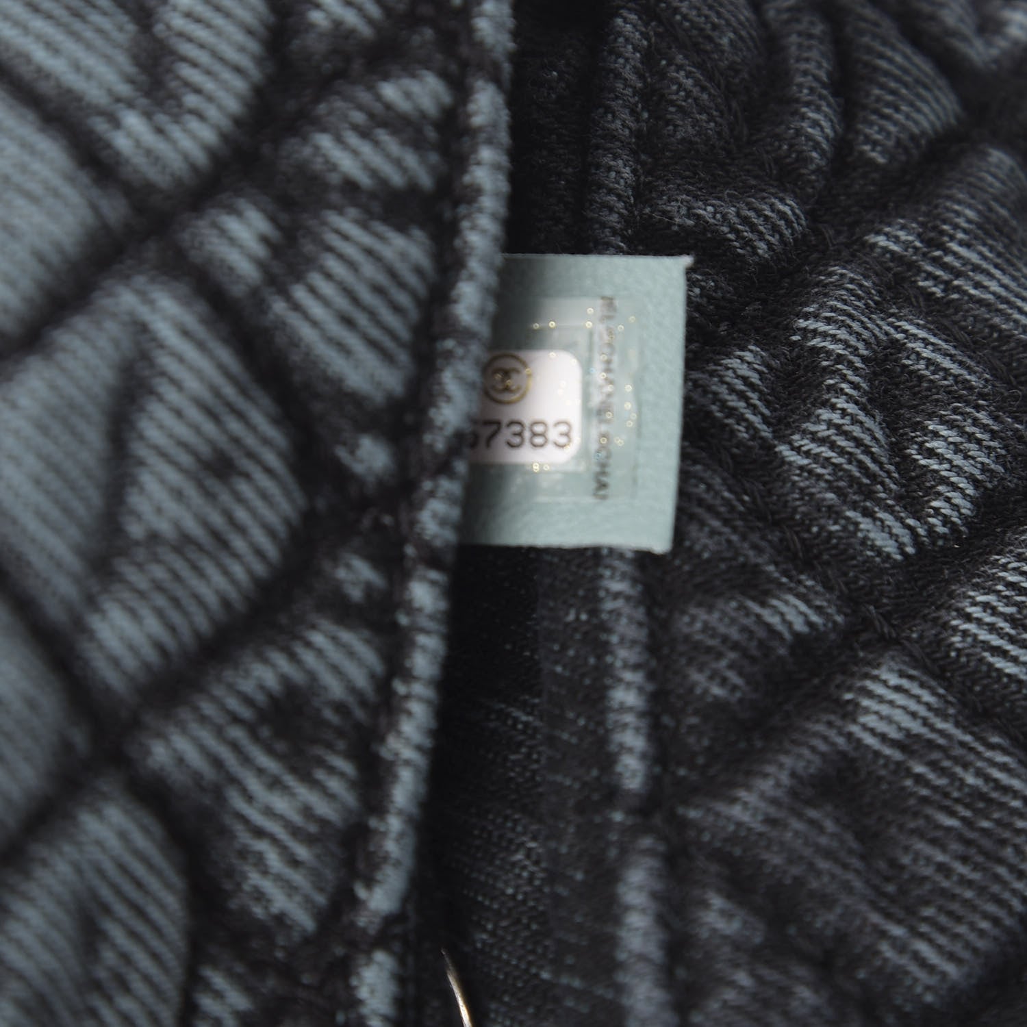 Chanel Washed Denim Quilted Small Denimpression Flap Blue Black 8 of 10