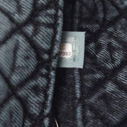Chanel Washed Denim Quilted Small Denimpression Flap Blue Black 8 of 10