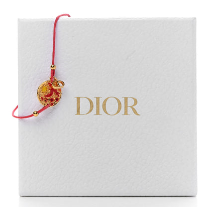 Christian Dior Calfskin Phoenix Bracelet Red 5 of 5