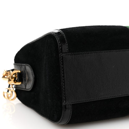Gucci Suede Patent GG Web Medium Ophidia Boston Black 9 of 10