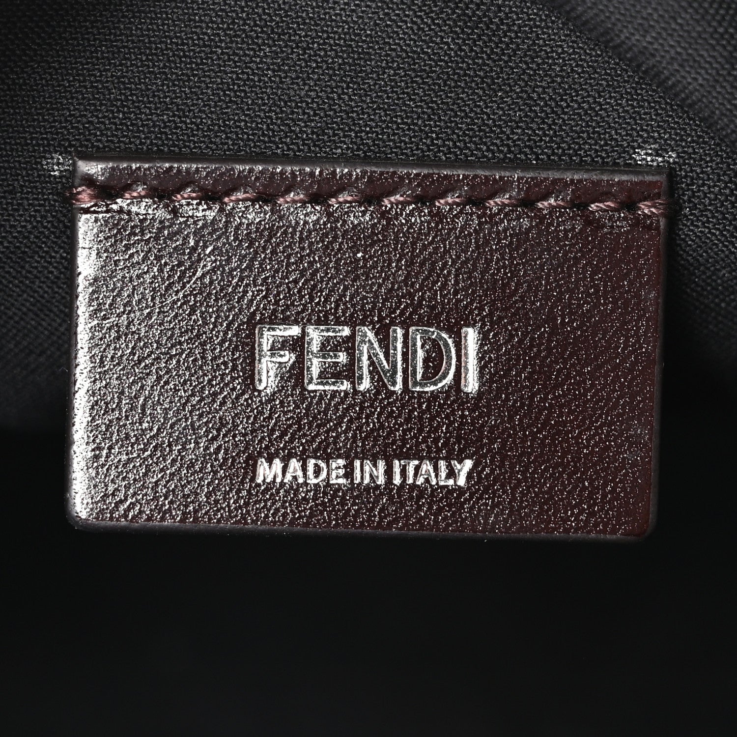 Fendi Shiny Glazed Fabric Vitello Cover FF 1974 Logo Medium Camera Case Tobacco Moro Giallo Ebano 6 of 10