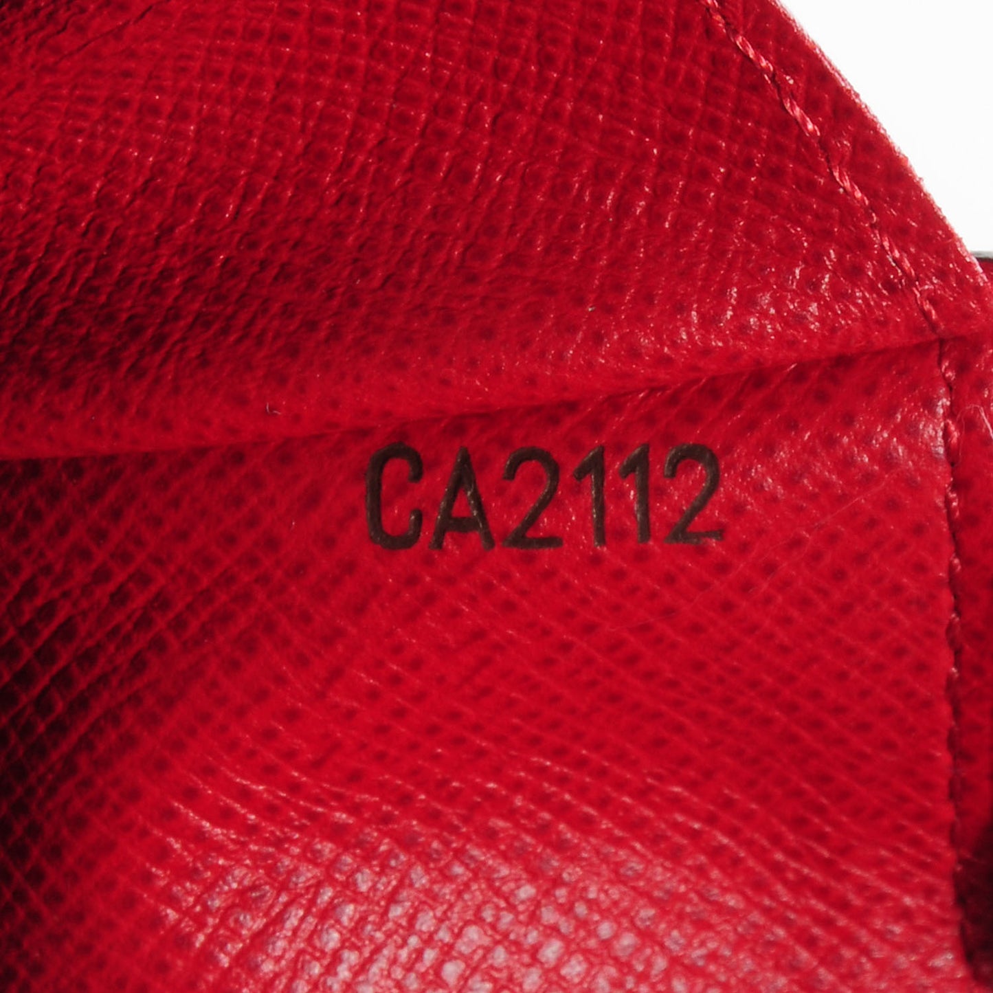 Monogram Emilie Wallet Red