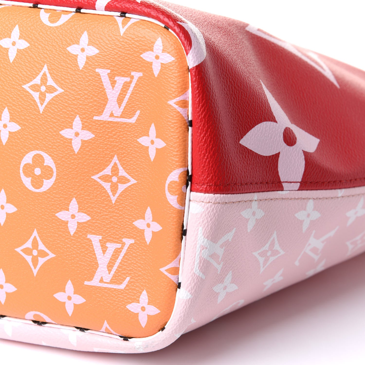 Louis Vuitton Monogram Giant Neverfull MM Rouge 10 of 11