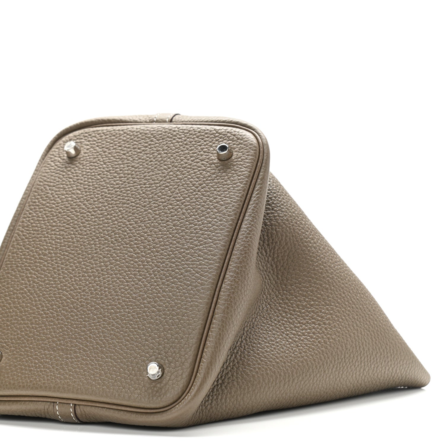 Hermes Taurillon Clemence Picotin Lock 22 MM Etoupe 10 of 10