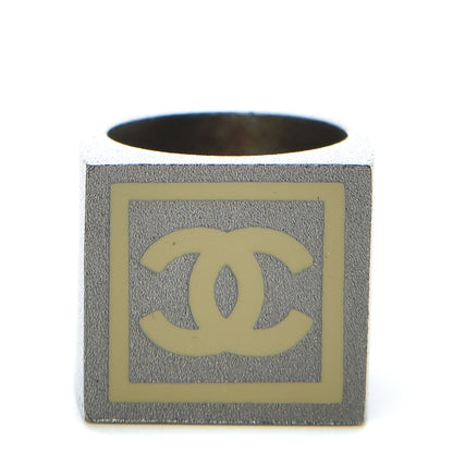 Chanel CC Logo Signet Ring 7.5 1 of 6