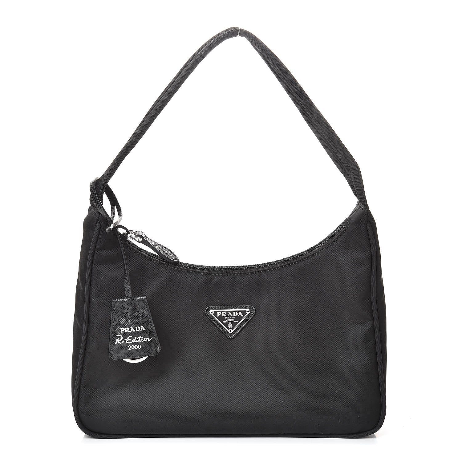 Prada Tessuto Nylon Mini Re-Edition 2000 Bag Black 1 of 10