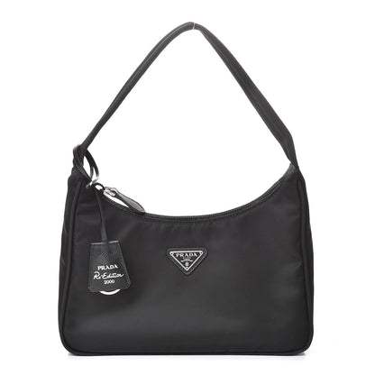 Prada Tessuto Nylon Mini Re-Edition 2000 Bag Black 1 of 10