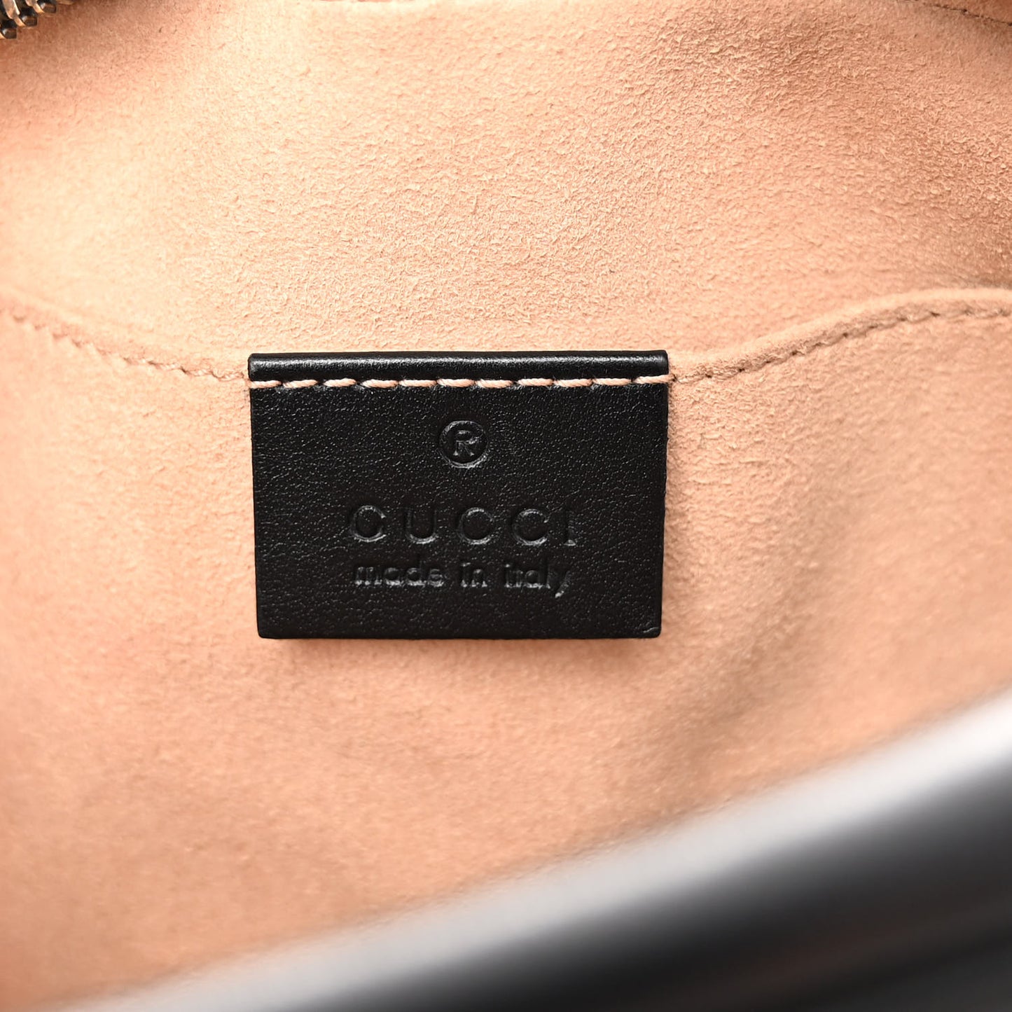 Calfskin Matelasse Small GG Marmont Chain Shoulder Bag Black