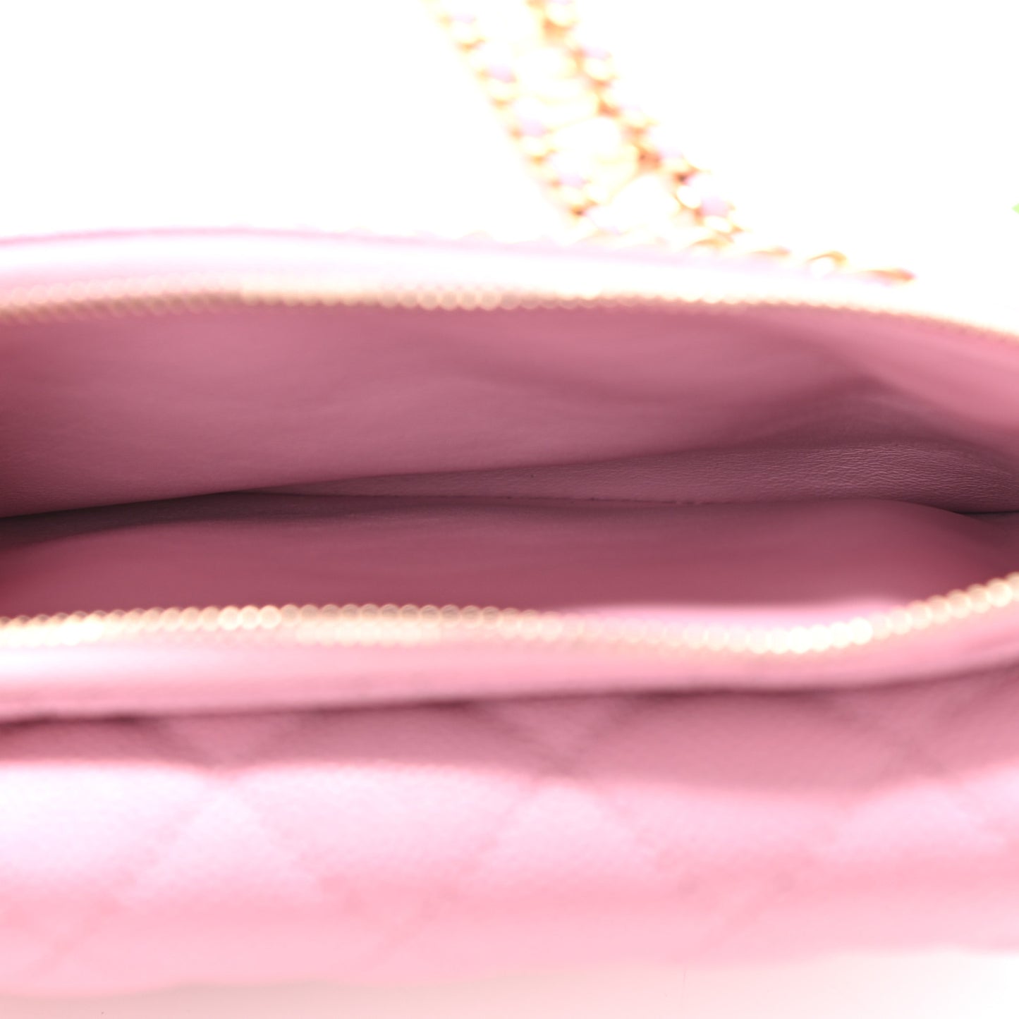 Shiny Caviar Pick Me Up Flap Belt Bag Pink