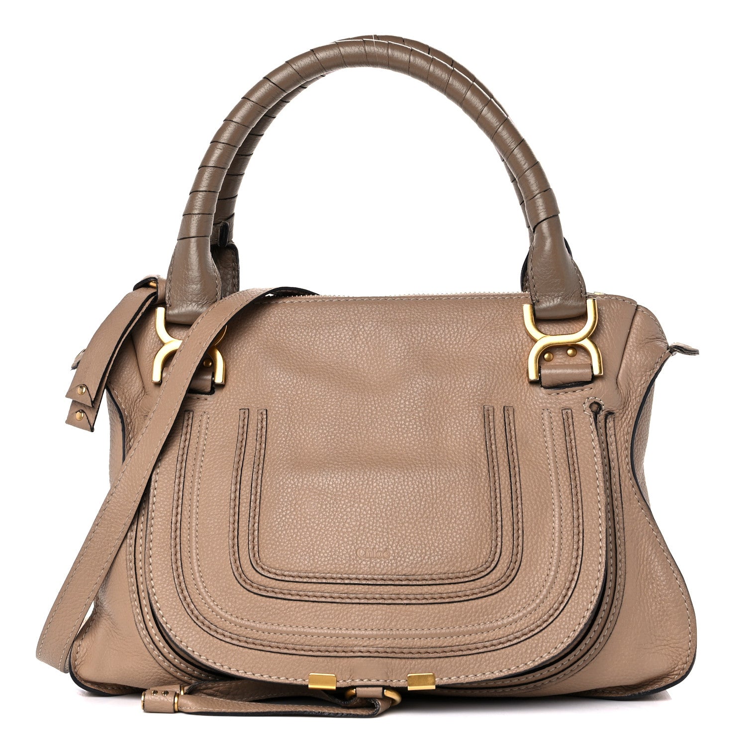 Chloe Calfskin Medium Marcie Satchel Nut 1 of 14