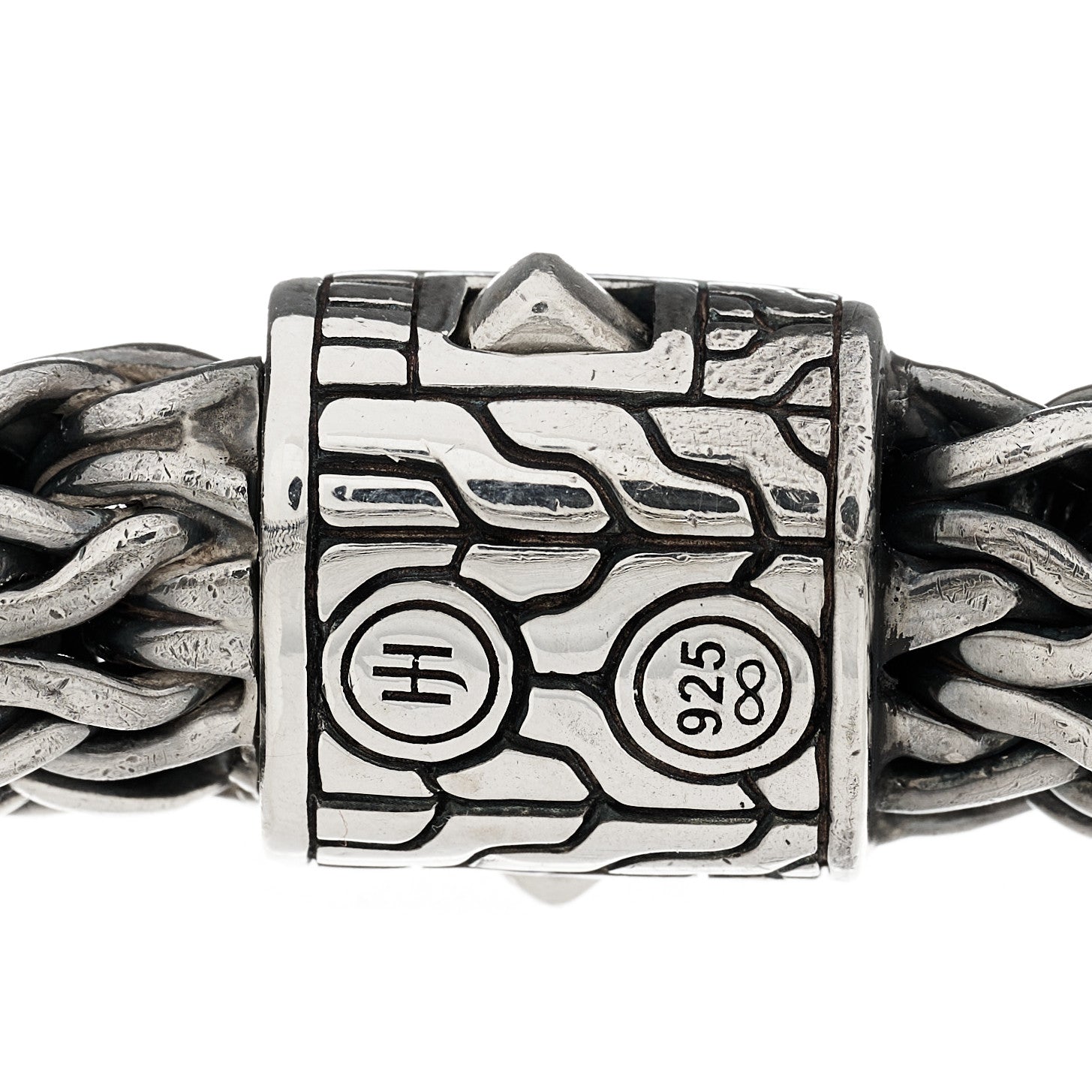 John Hardy Sterling Silver Black Onyx 10.5mm Classic Chain Bracelet 3 of 3