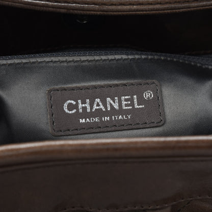 Chanel Calfskin Quilted Shoulder Bag Brown 6 of 9