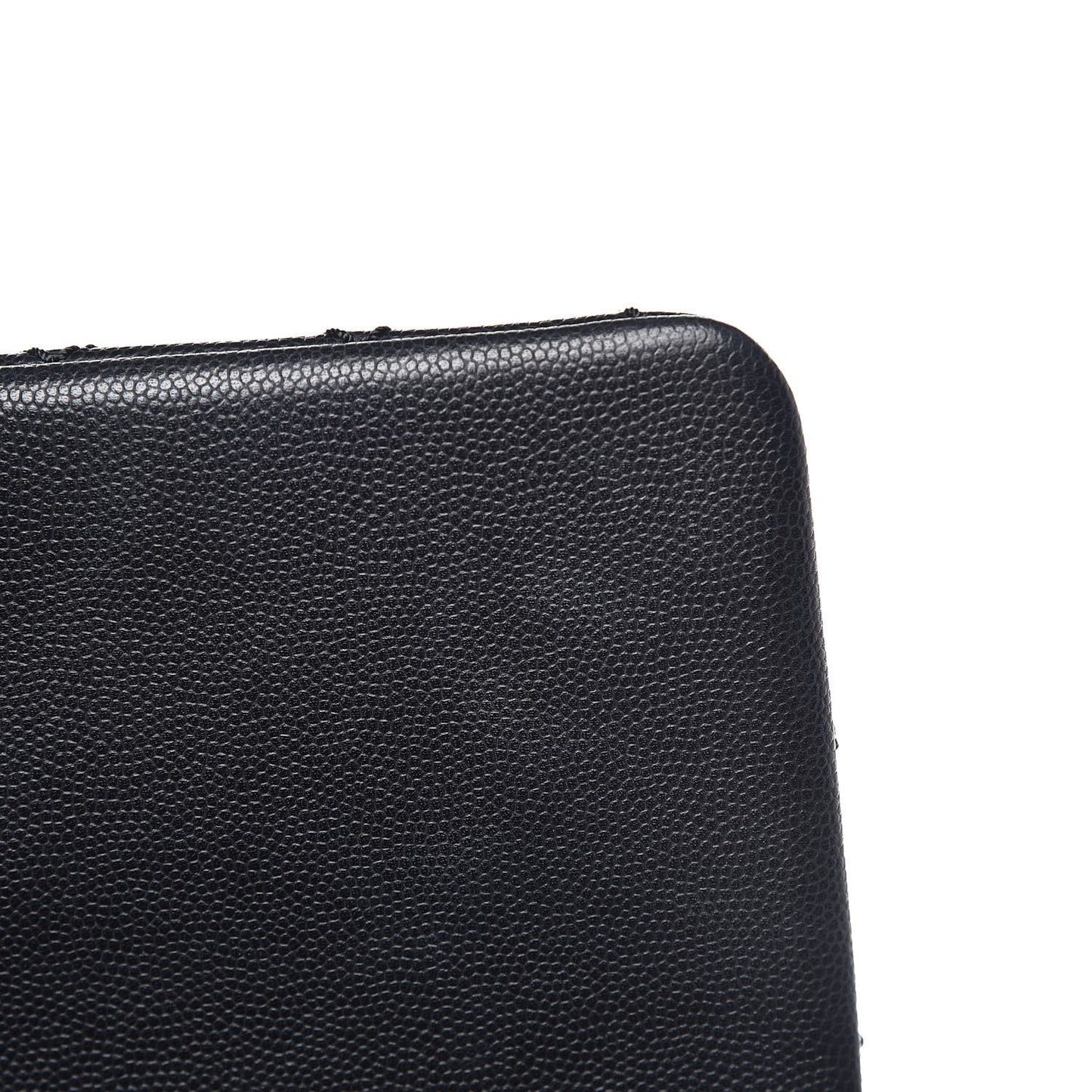 Caviar Lizard Quilted Medium Coco Handle Flap Black