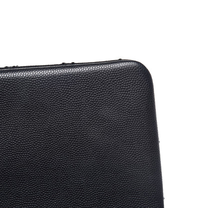 Chanel Caviar Lizard Quilted Medium Coco Handle Flap Black 8 of 9