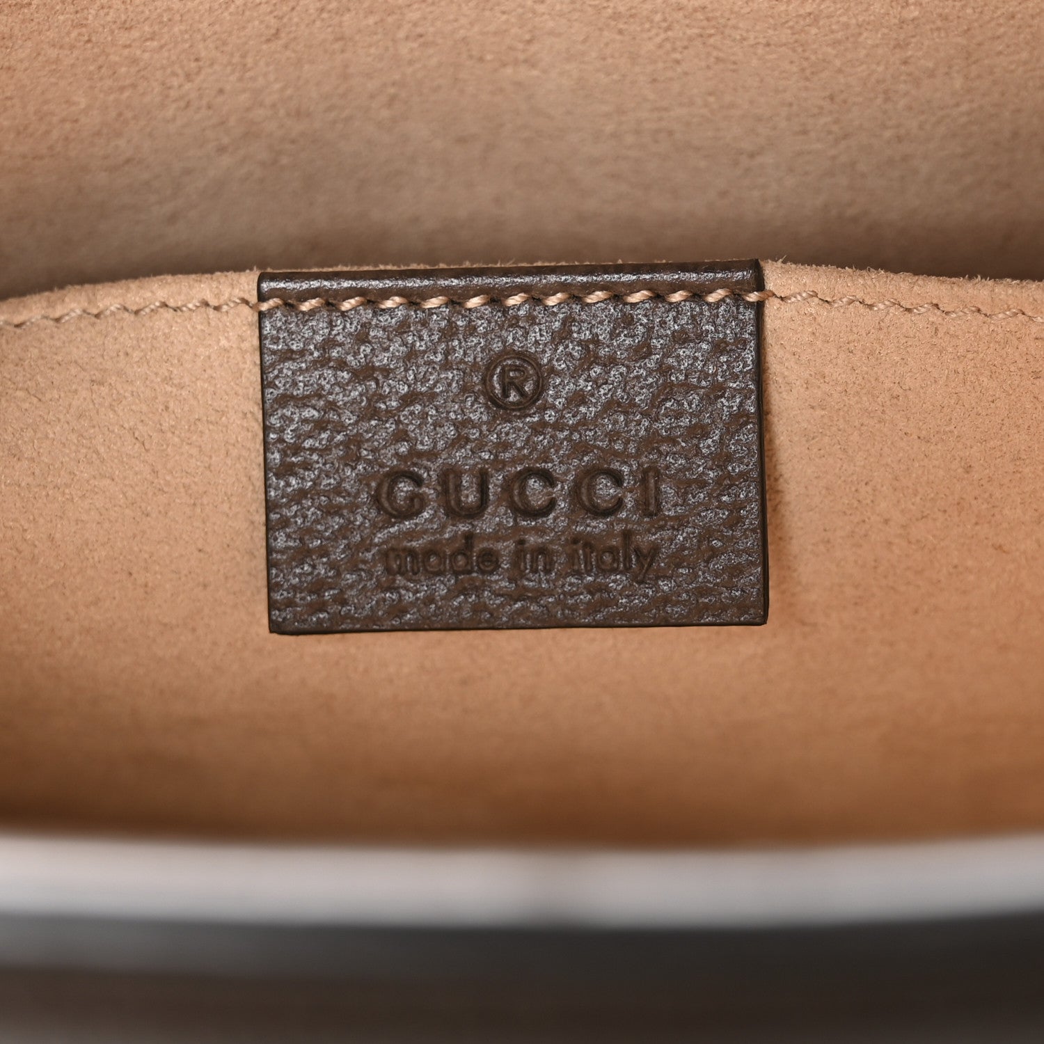 Gucci GG Supreme Monogram Web Ophidia Pouch Brown 6 of 8