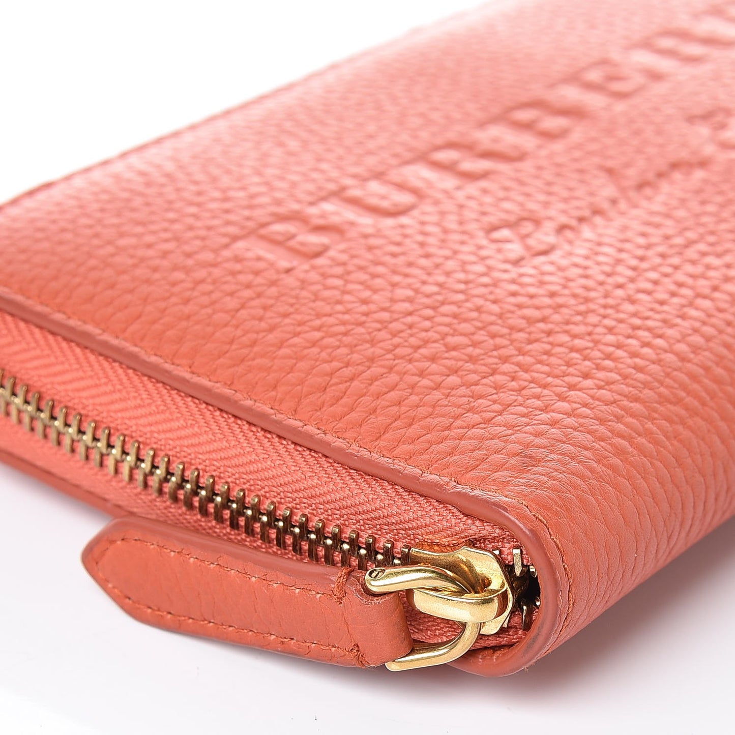 Soft Grain Elmore Zip Around Wallet Orange