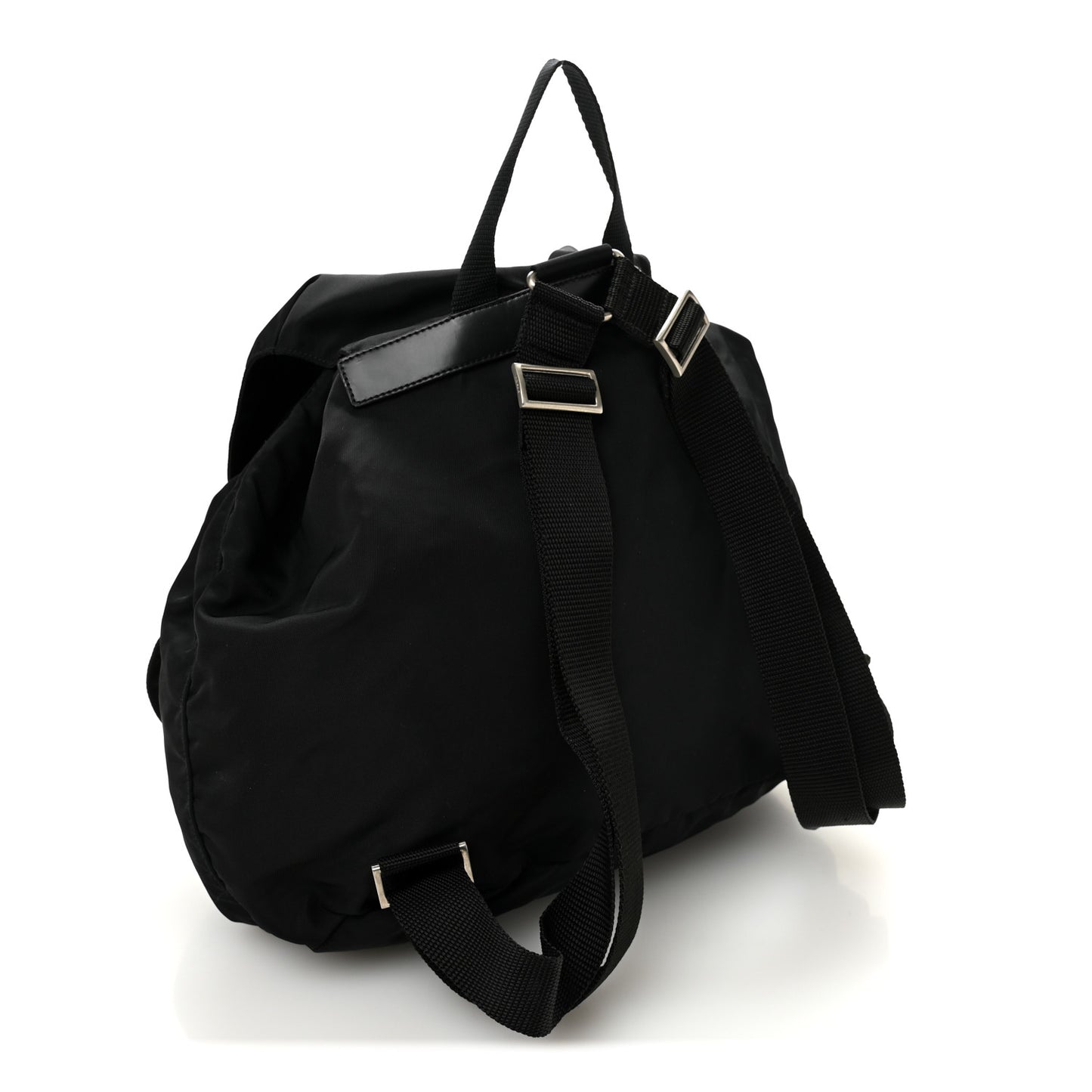 Nylon Vela Medium Backpack Black