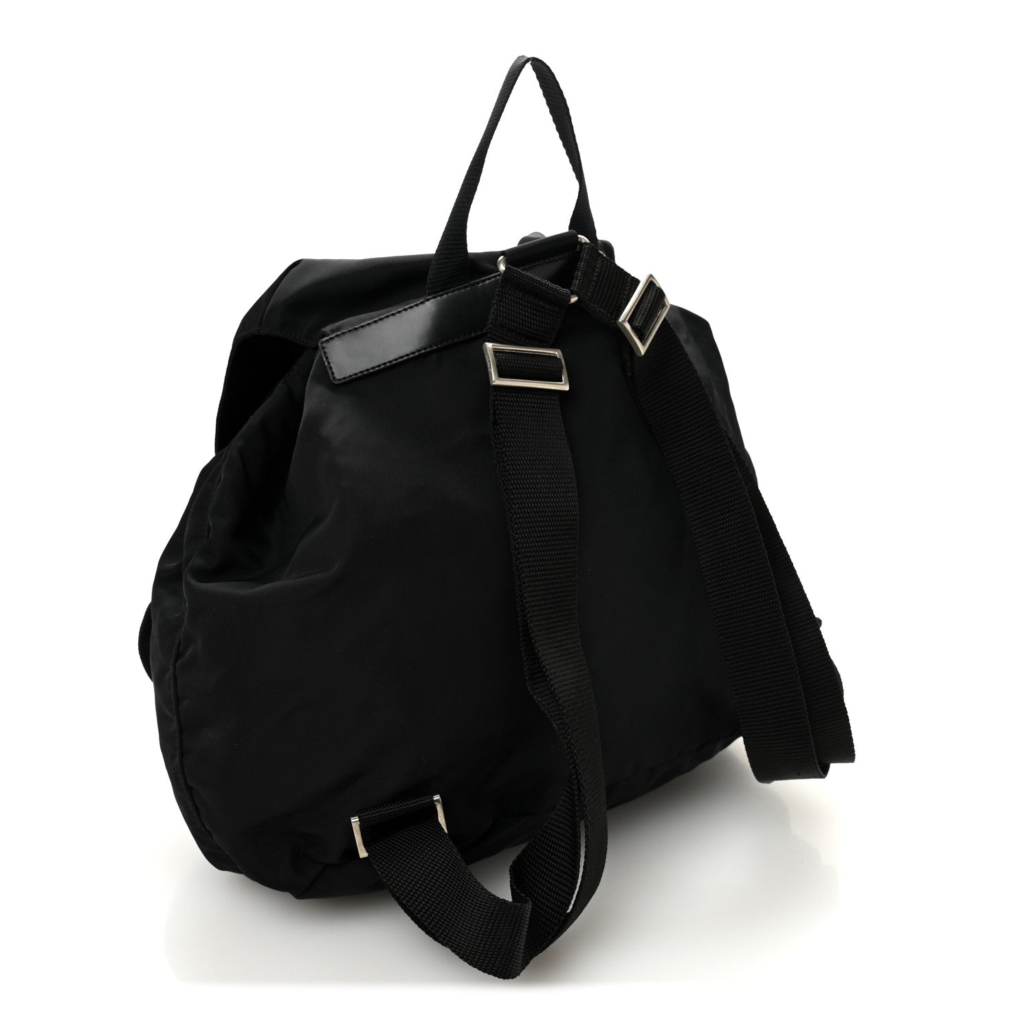 Prada Nylon Vela Medium Backpack Black 3 of 10