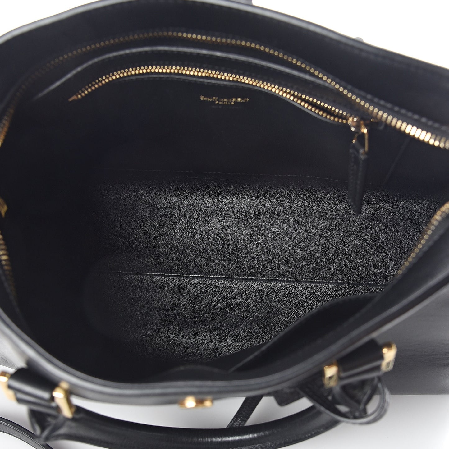 Smooth Calfskin Small Monogram Cabas Black