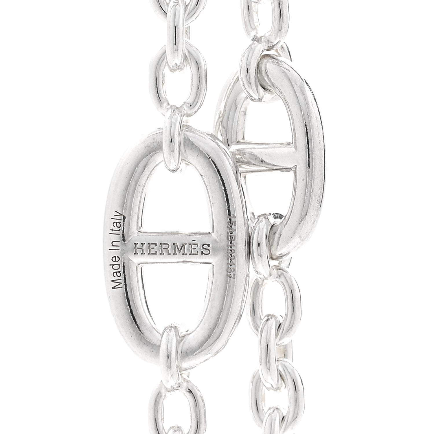 Hermes Sterling Silver Farandole Necklace 120 5 of 5