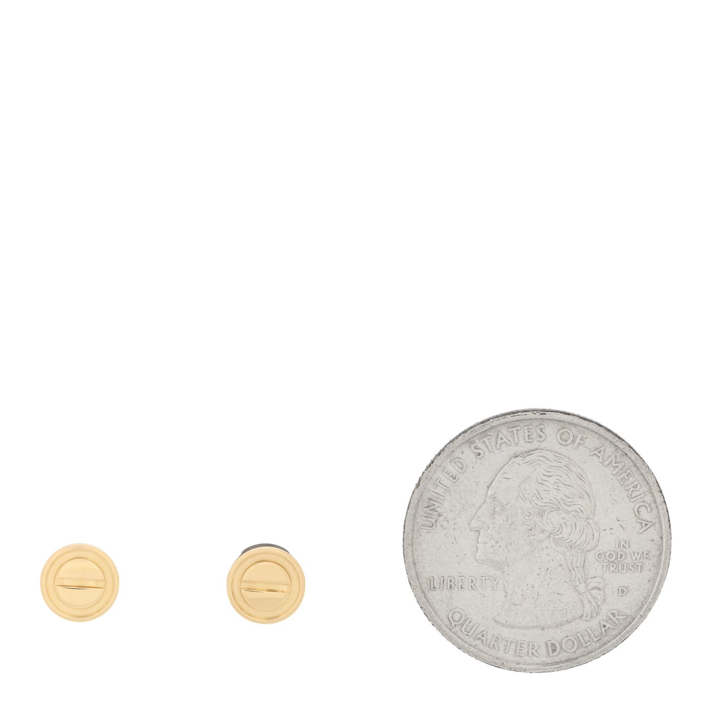 18K Yellow Gold LOVE Earrings