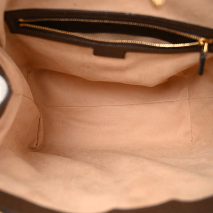 Gucci GG Supreme Monogram Web Medium Ophidia Tote Bag Brown 5 of 12