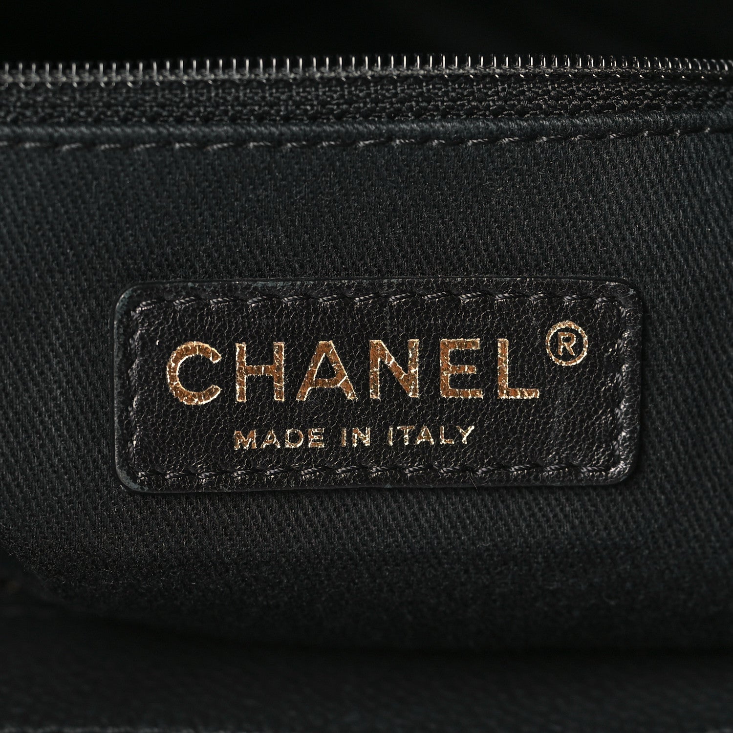 Chanel Iridescent Caviar Quilted Country Chic Hobo Black 6 of 9