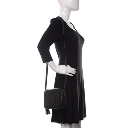 Gucci Pebbled Calfskin Small Soho Disco Bag Black 2 of 10