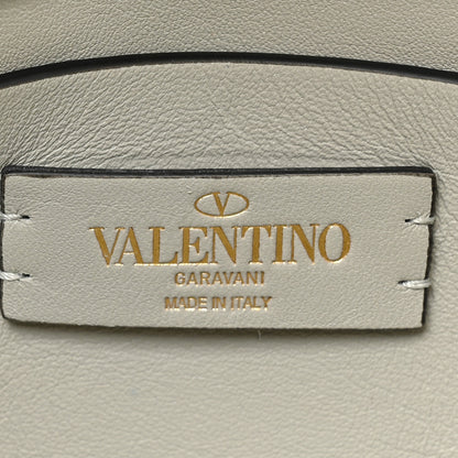 Valentino Garavani Nappa Small Roman Stud Shoulder Bag White 6 of 15
