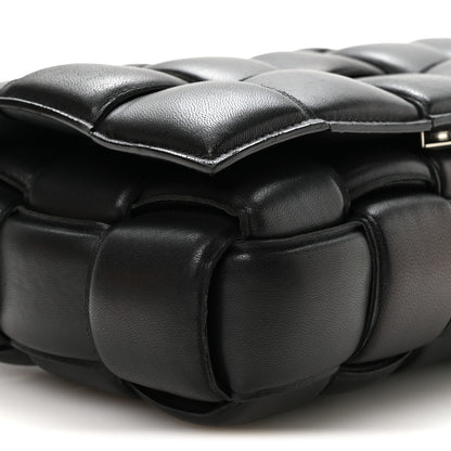 Bottega Veneta Nappa Maxi Intreccio Padded Cassette Crossbody Bag Black 9 of 10