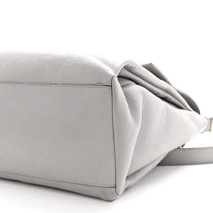 Givenchy Grained Calfskin Medium Pandora Pure Flap Bag Pearl Grey 11 of 12
