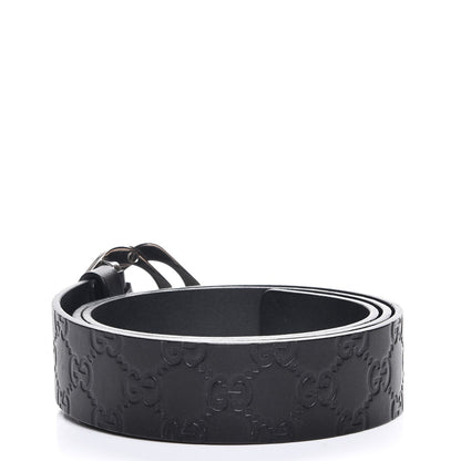 Gucci Guccissima Square G Belt 95 38 Black 3 of 6