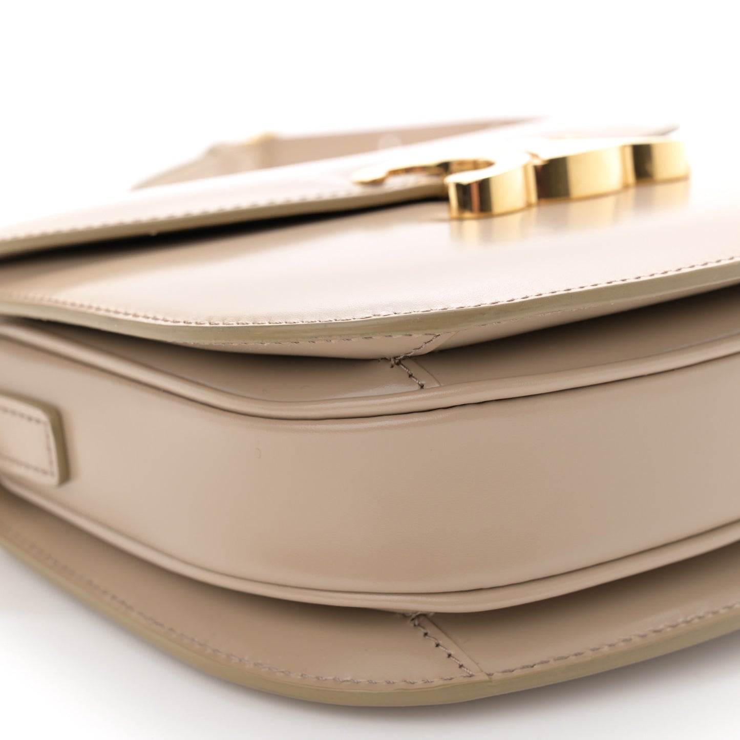 Shiny Calfskin Teen Besace Safari