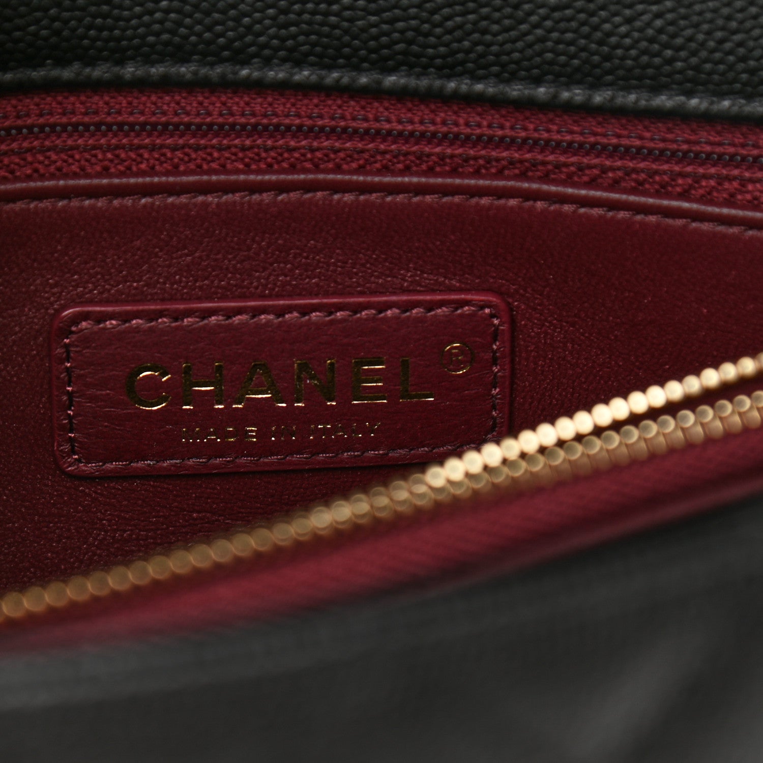 Chanel Caviar Quilted Small Coco Handle Flap Black 6 of 9