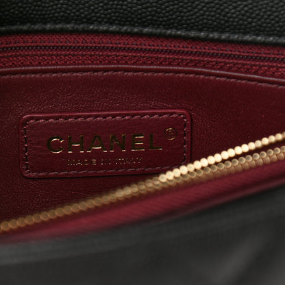 Chanel Caviar Quilted Small Coco Handle Flap Black 6 of 9
