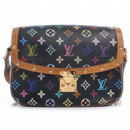 Louis Vuitton Monogram Multicolor Sologne Black 1 of 8