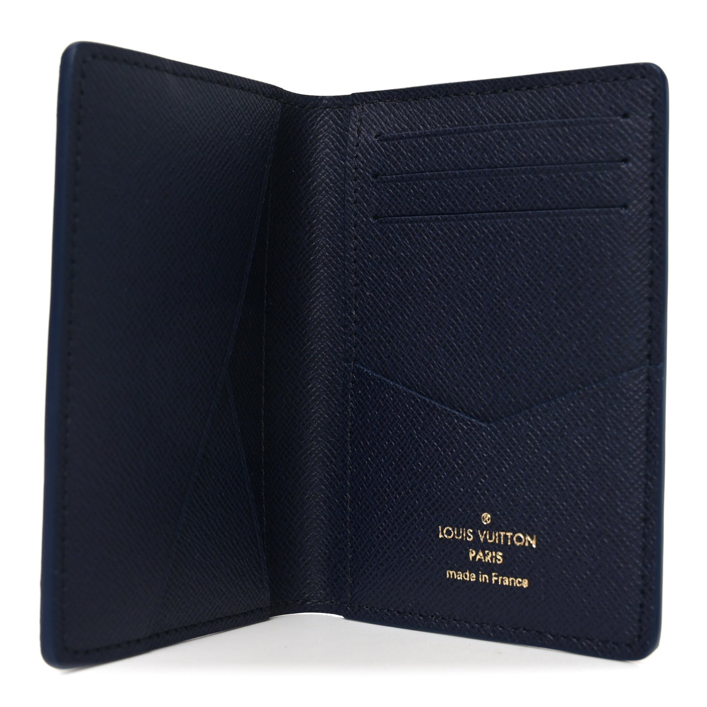 Monogram Bleach Pocket Organizer Ink Blue