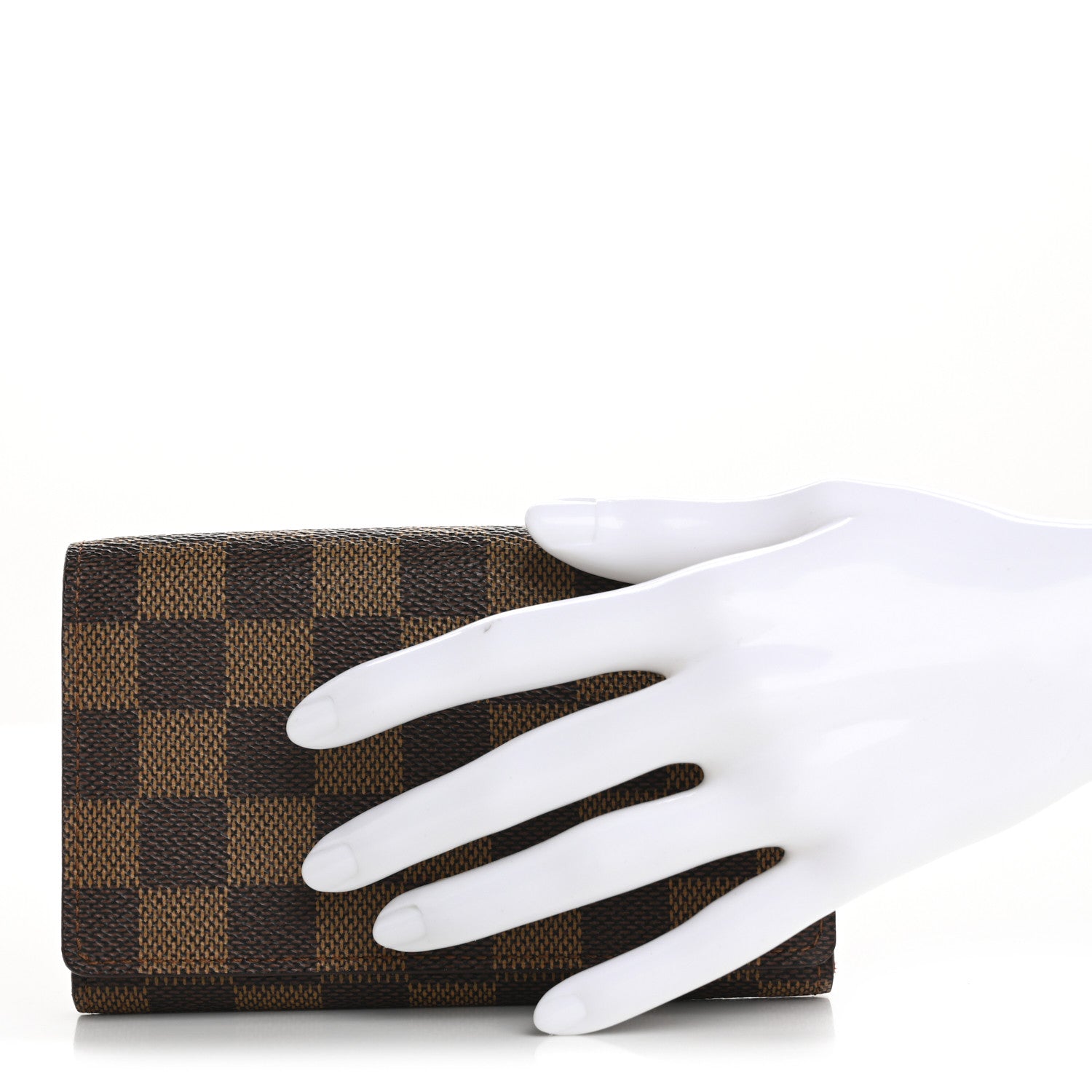 Louis Vuitton Damier Ebene Porte-Monnaie Tresor Wallet 2 of 14