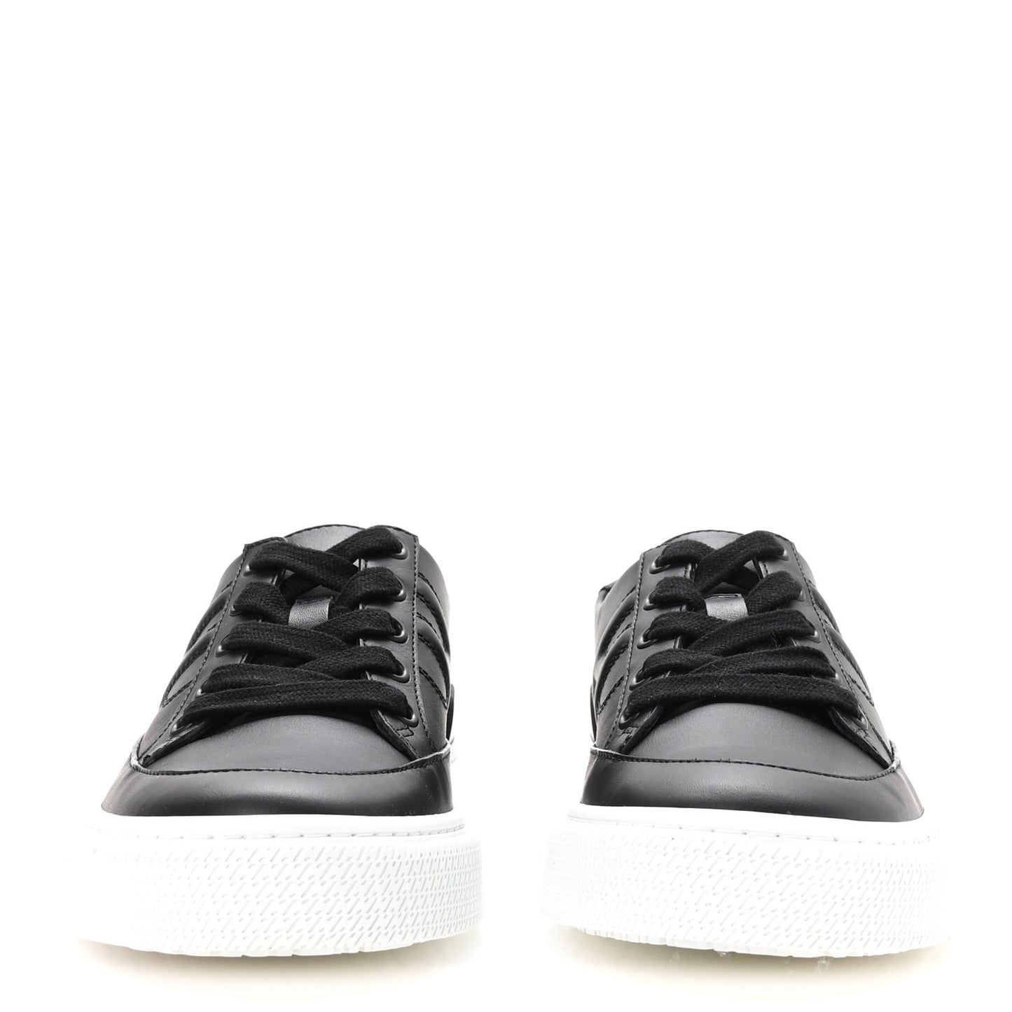 Calfskin Deep Sneakers 36 Black