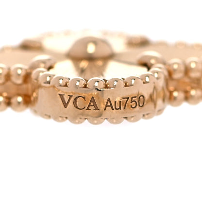 Van Cleef & Arpels 18K Yellow Gold 5 Motifs Guilloche Vintage Alhambra Bracelet 6 of 8