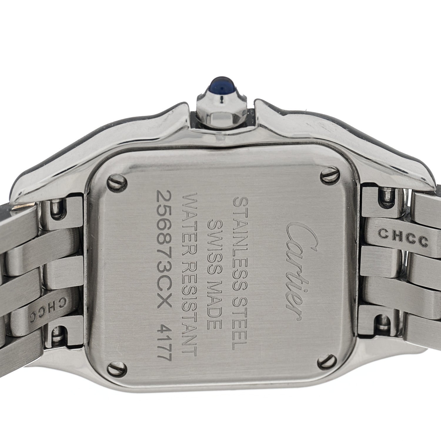 Cartier Stainless Steel Diamond 22mm Panthere Quartz Watch 4 of 4