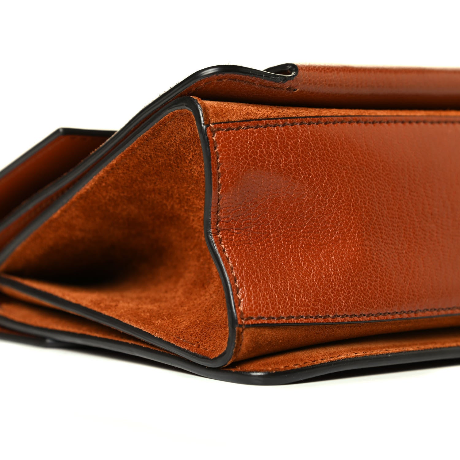 Givenchy Goatskin Suede Small GV3 Shoulder Bag Amber Mastic 5 of 6