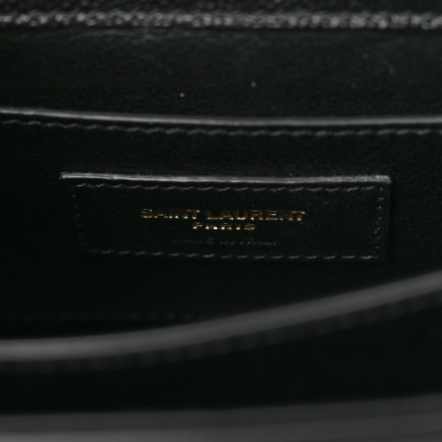 Saint Laurent Grain de Poudre Mini Classic Monogram Cassandra Top Handle Black 6 of 9