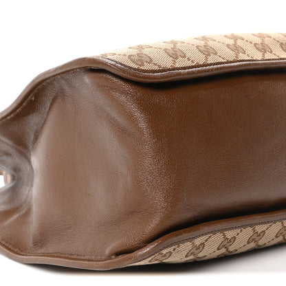 Gucci Monogram New Sakai Calfskin Lux Horsebit 1955 Tote Bag Beige Ebony Brown Sugar 9 of 10