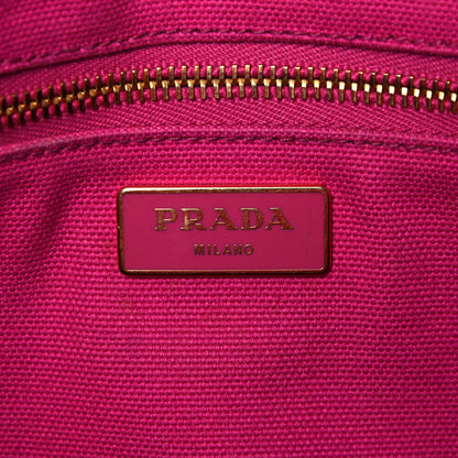 Prada Canapa Logo Shopping Tote Fuxia 6 of 18