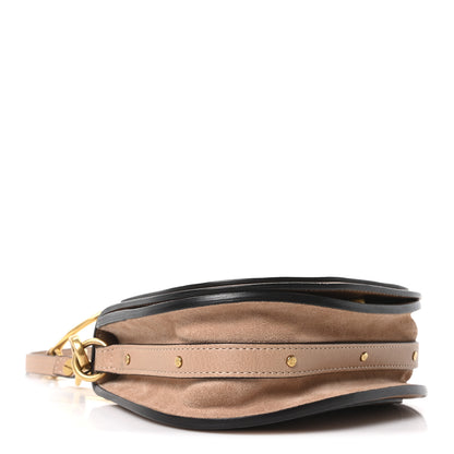 Chloe Calfskin Suede Small Nile Bracelet Bag Biscotti Beige 4 of 9